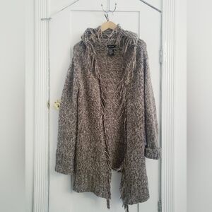 Elphaba's *ahem* Cardigan Wicked For Good Lookalike Chunky Knit Open Front Women